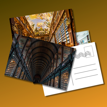 Library Postcard Set (5x)