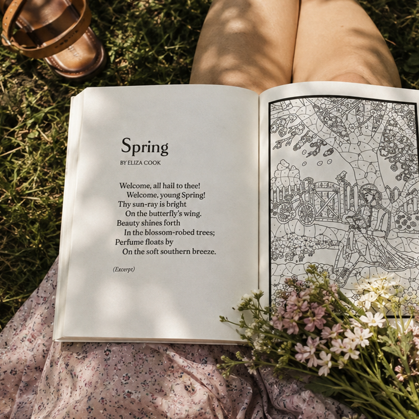 The Bookish Coloring Book: Spring Edition