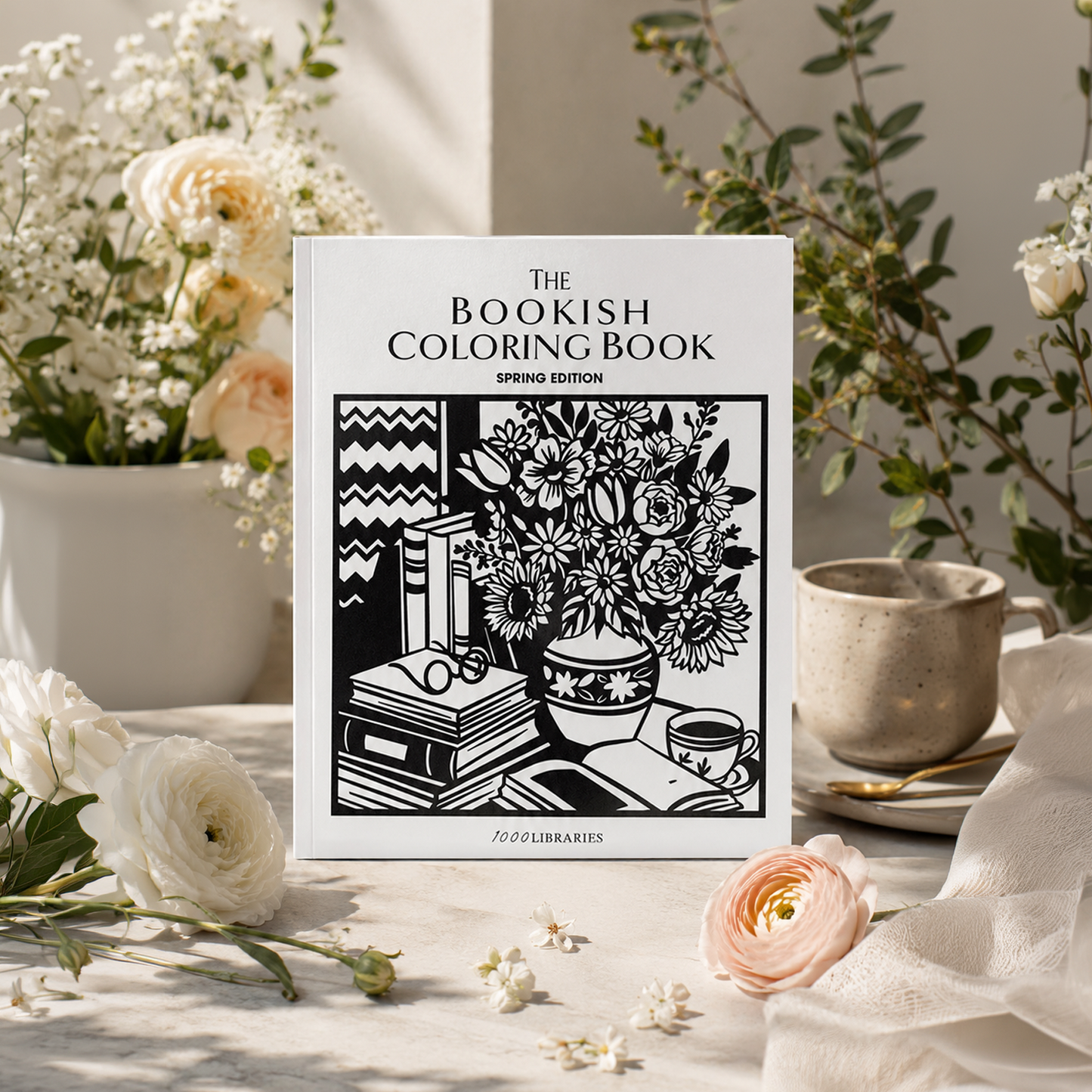 The Bookish Coloring Book: Spring Edition