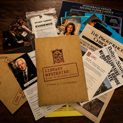 Library Mysteries: Murder in the Estate Library