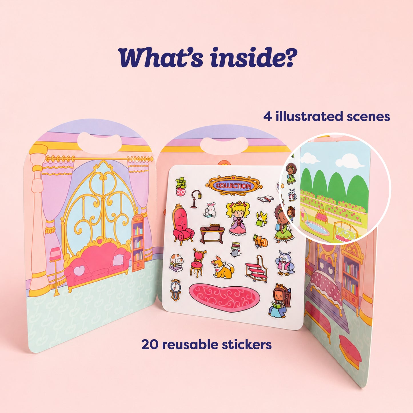 Montessori Sticker Kit: Princess Library