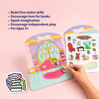 Montessori Sticker Kit: Princess Library