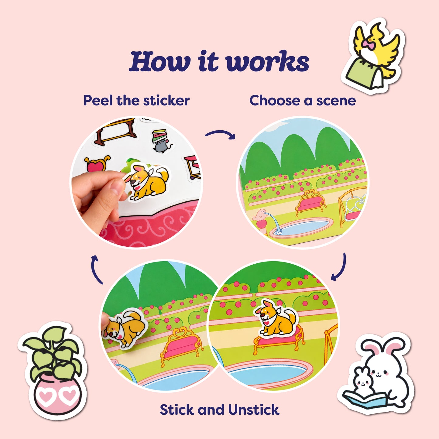 Montessori Sticker Kit: Princess Library