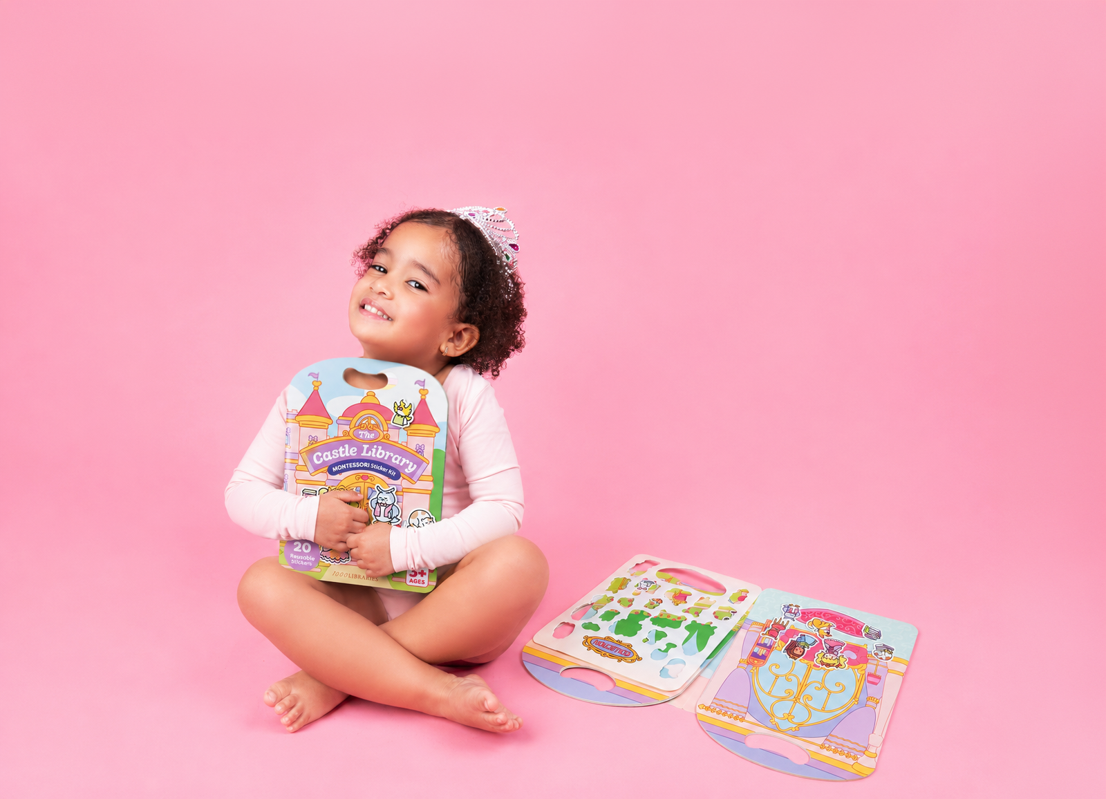 The Castle Library sticker book