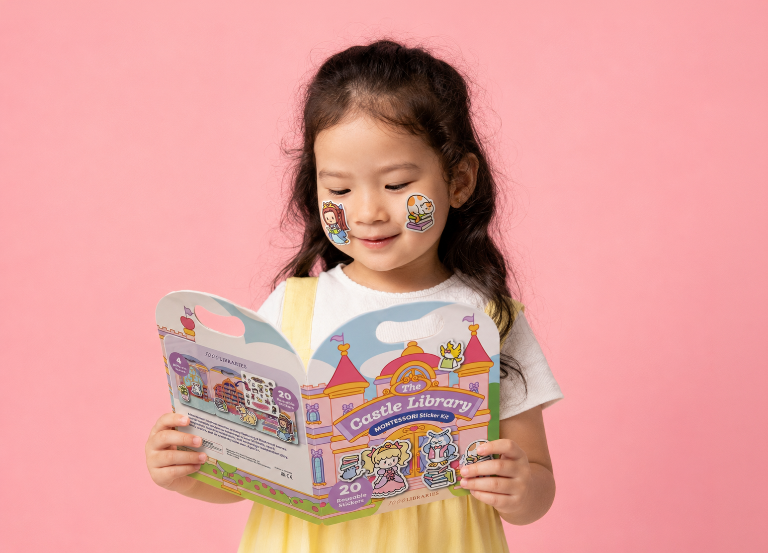 The Castle Library sticker book